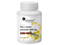 Aliness Olej z nasion wiesiołka GLA 9% LA 70% 1000 mg 90 kapsułek