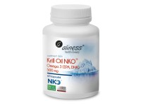 Aliness Krill Oil NKO Omega 3 z Astaksantyną olej z Kryla 500mg 60 kaps