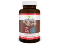 Medverita Berberyna ekstrakt 98% z korzenia berberysu 200 mg + Gurmar 50 mg 120 kaps