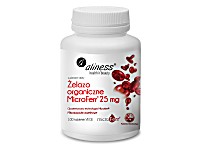 Aliness Żelazo organiczne MicroFerr 25 mg 100 tabl VEGE