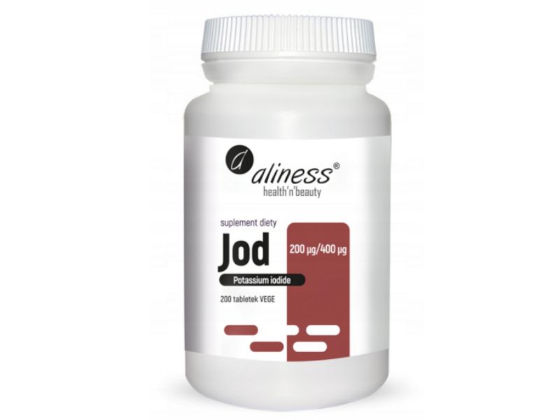 Aliness Jod (jodek potasu) 200/400 200 tabl. VEGE
