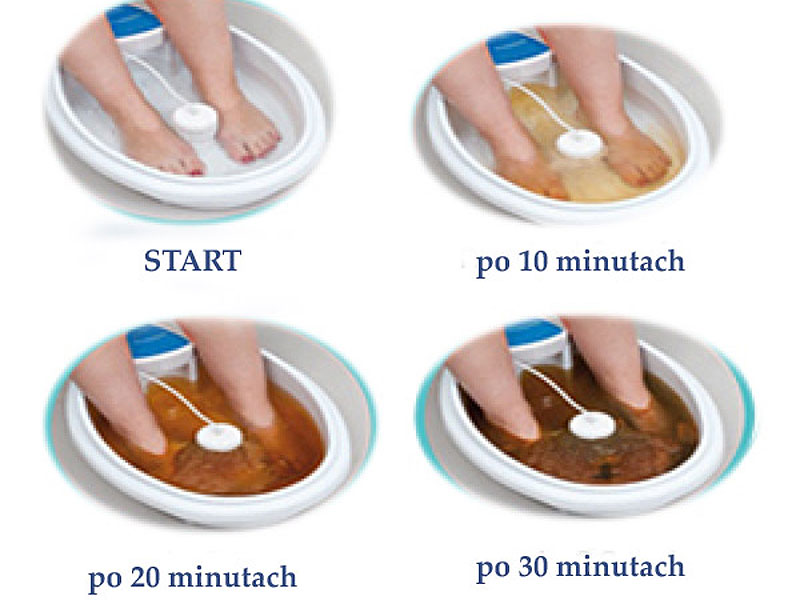 Hydrosana DETOX foot spa (biała) 3 jonizatory