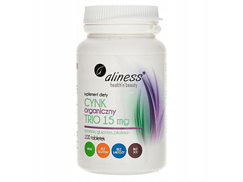 Aliness Cynk TRIO 15 mg 100 tabl