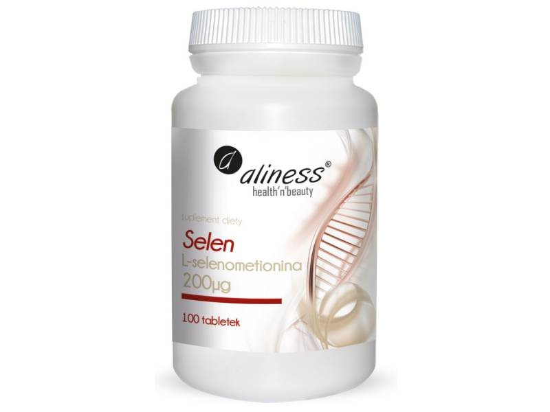 Aliness Selen L-selenometionina 200 - 100 tabl