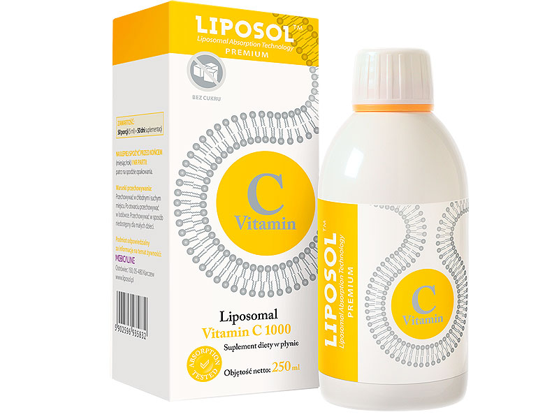 Aliness Liposomalna Witamina C 1000 250ml LIPOSOL