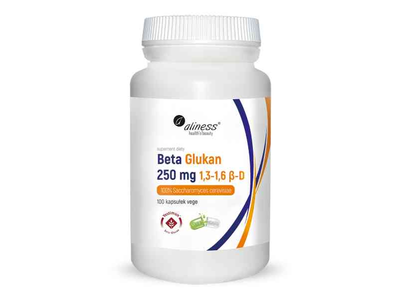 Aliness Beta Glukan Yestimun 1,3-1,6 250 mg - 100 kaps. VEGE