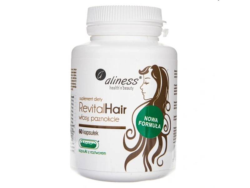 Aliness RevitalHair - włosy, paznokcie - 60 LICAPS